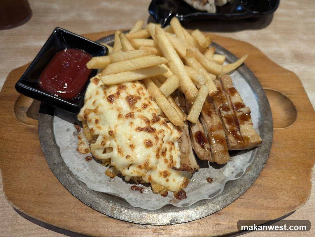 Cheese Chicken and Fries
