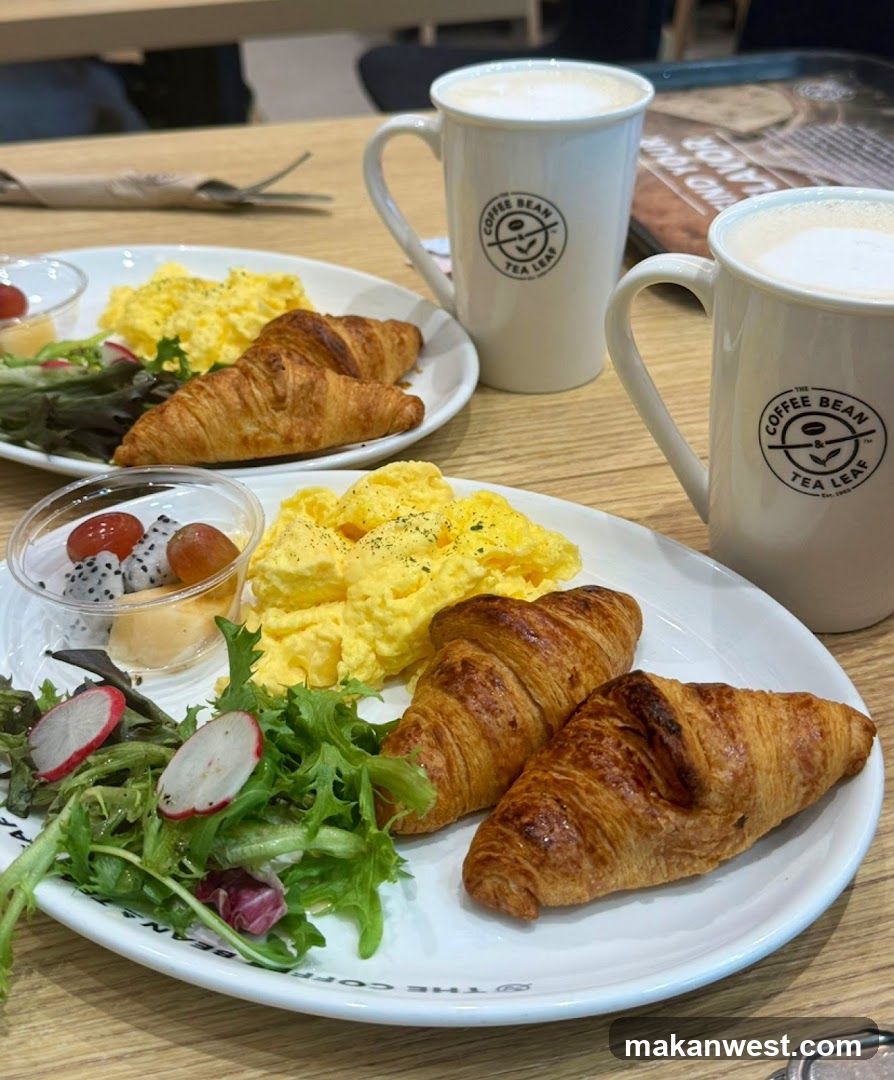 Breakfast at The Coffee Bean & Tea Leaf