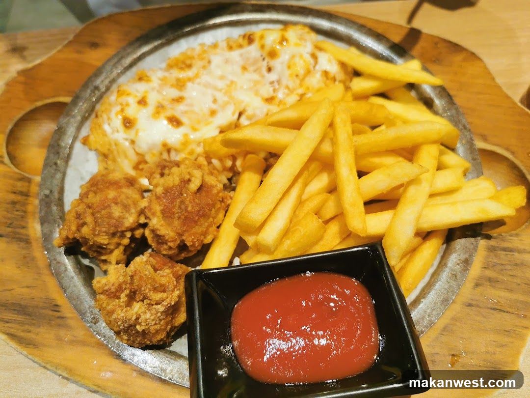 Fried Chicken and Fries Platter