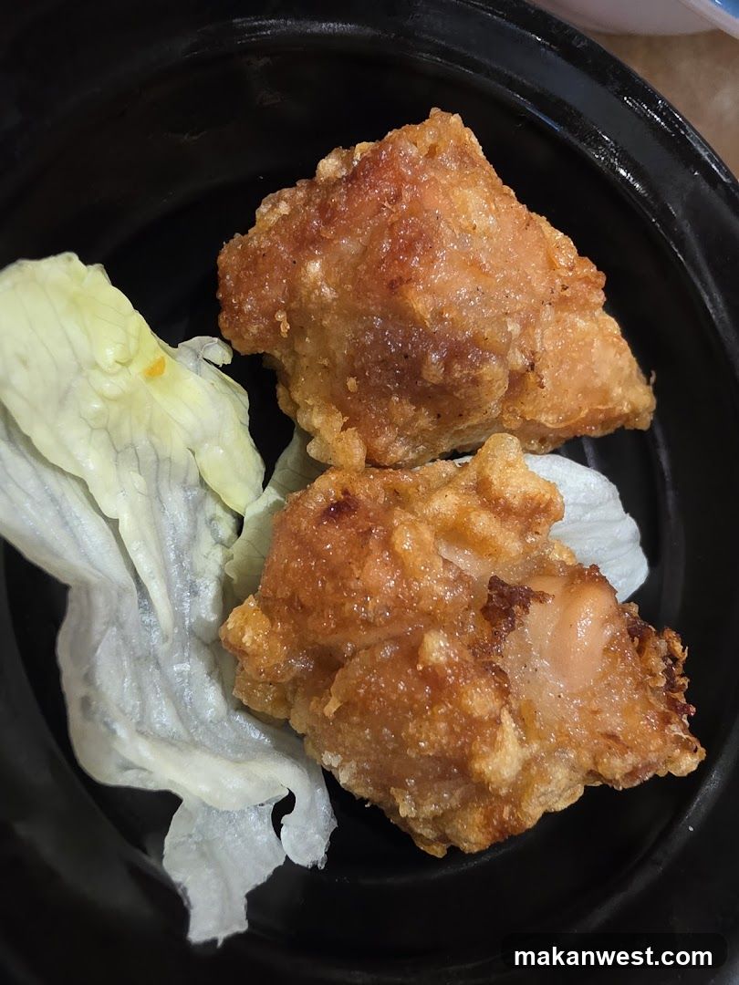 Fried Chicken with Lettuce