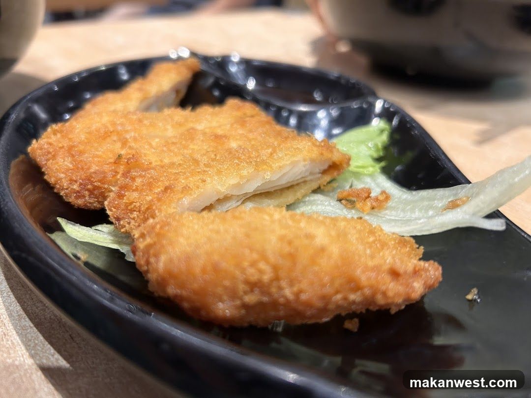Fried Fish Fillet with Lettuce