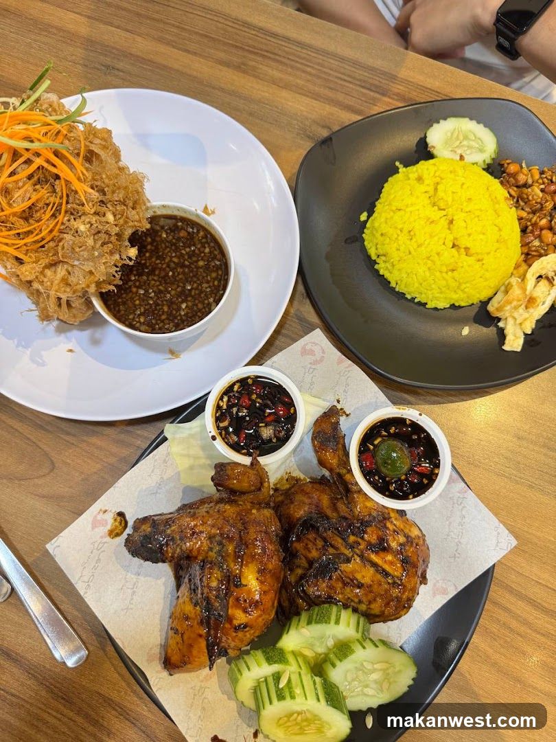 Food Spread on Table