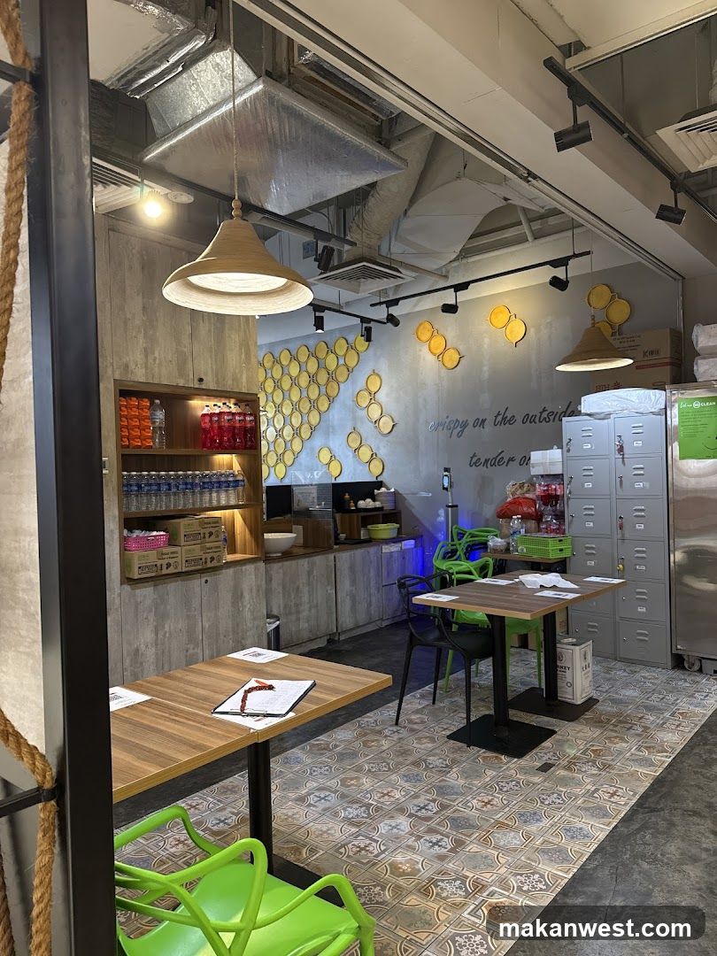 Interior of a casual dining space