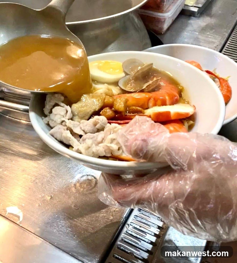 Soup Bowl Preparation