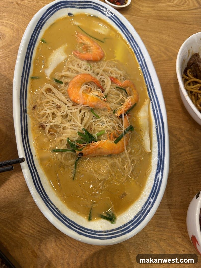 Shrimp Noodle Soup Dish