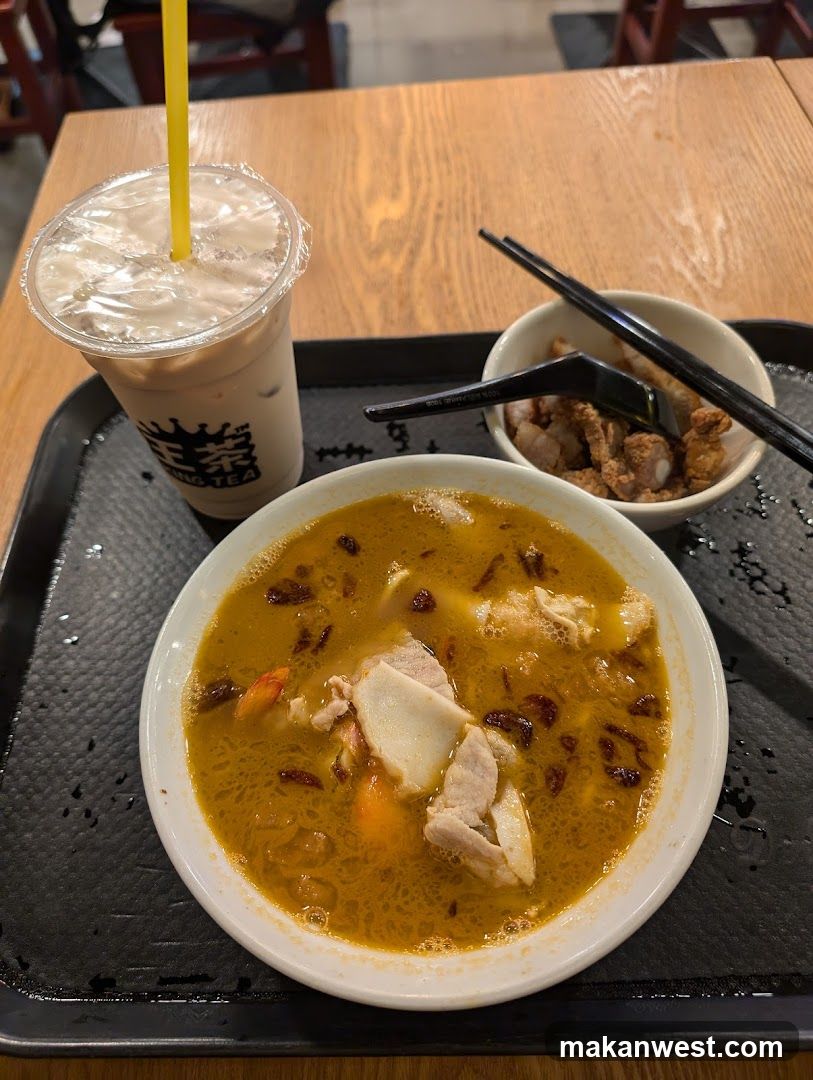 Food Tray with Soup and Drink