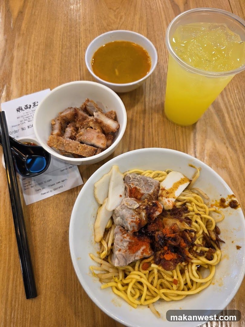 Noodle Meal with Side Dishes