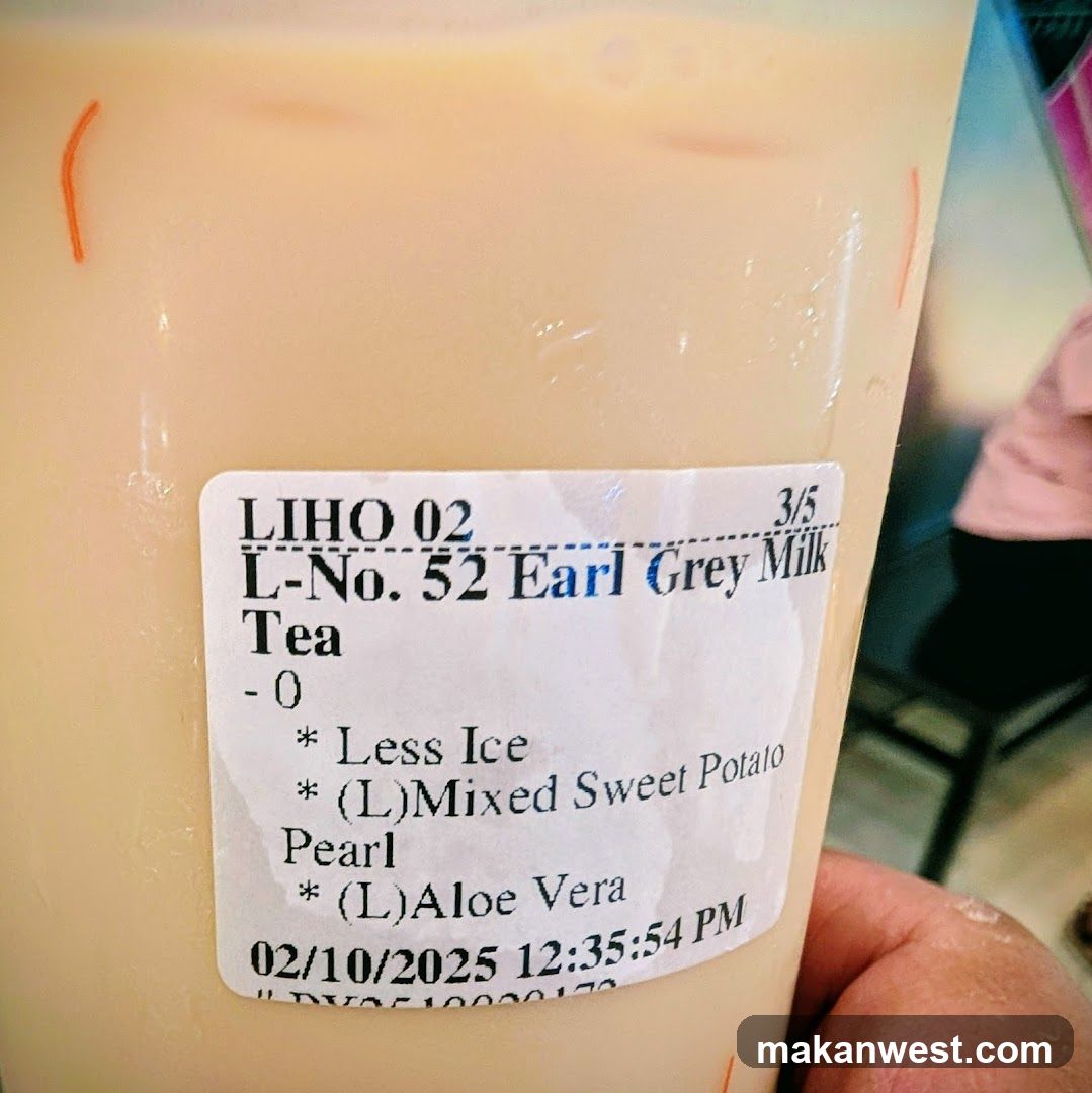 Beverage Cup with Order Label