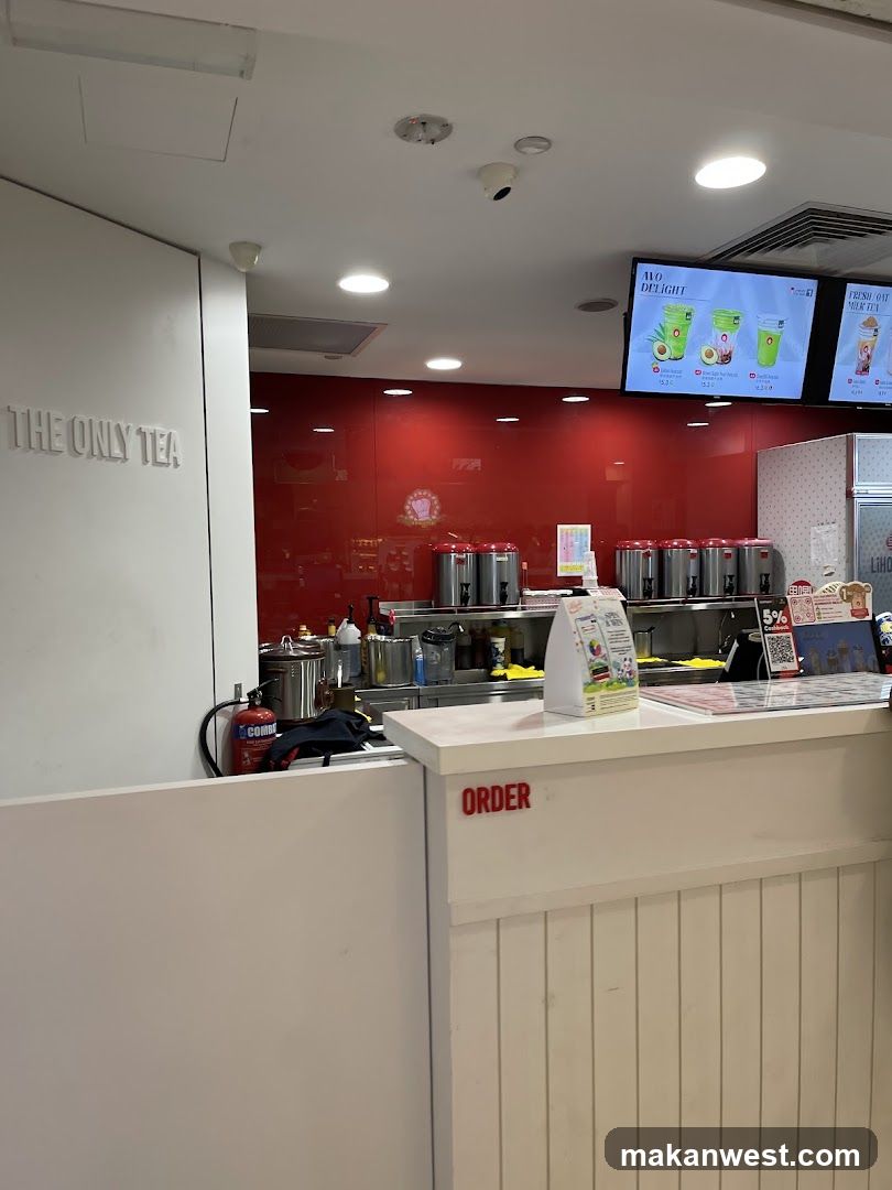 The Only Tea Counter Interior