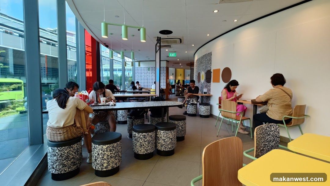Cafe Interior with Customers