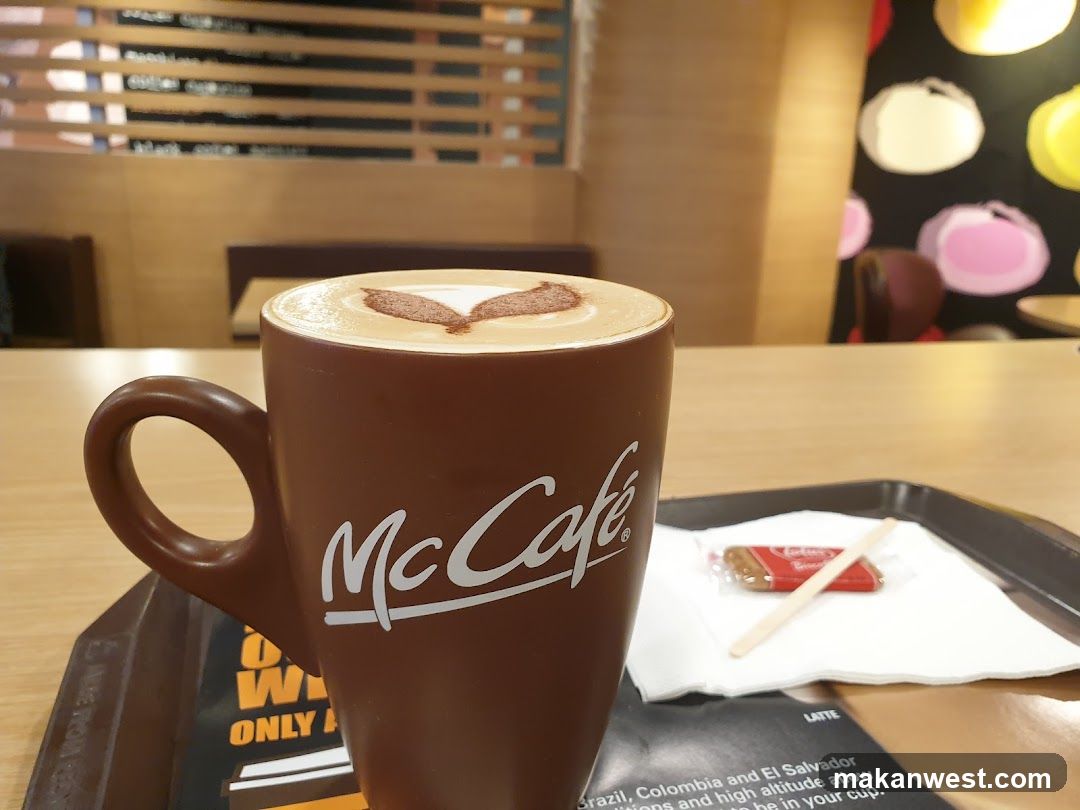 McCafe Coffee Cup with Latte Art