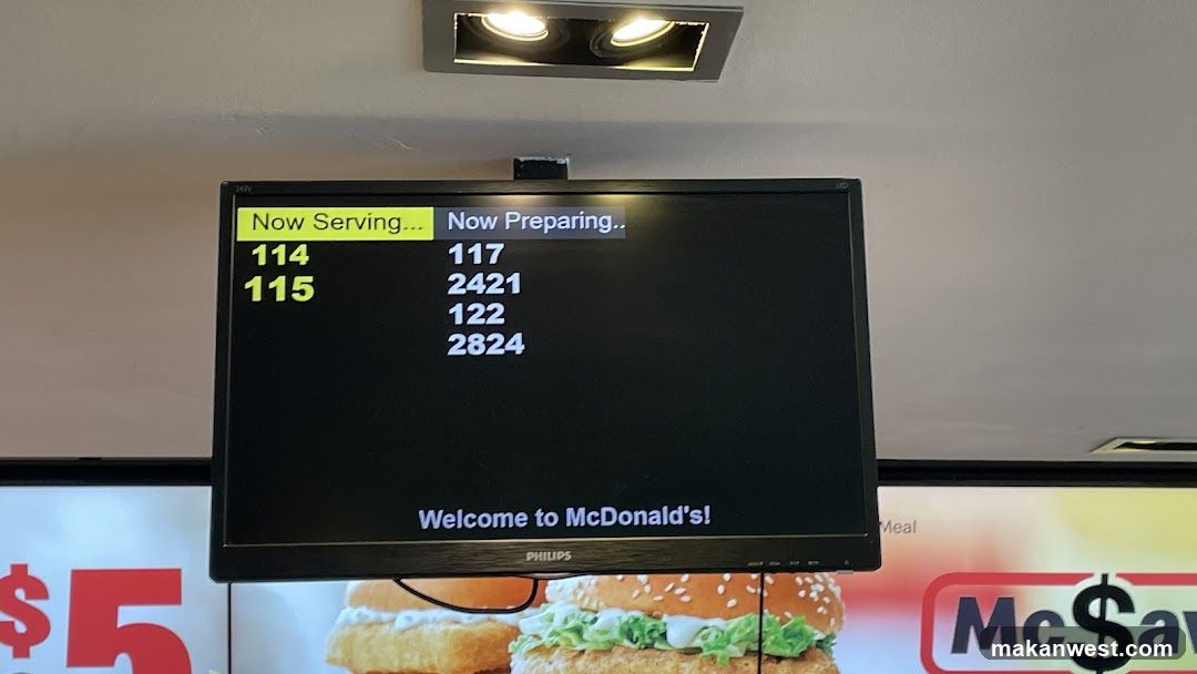 McDonald's Order Screen