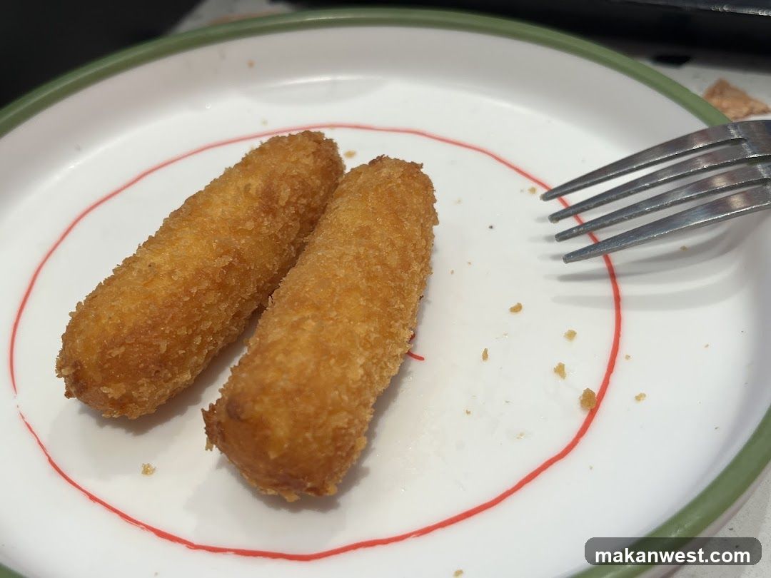 Fried Croquettes on a Plate