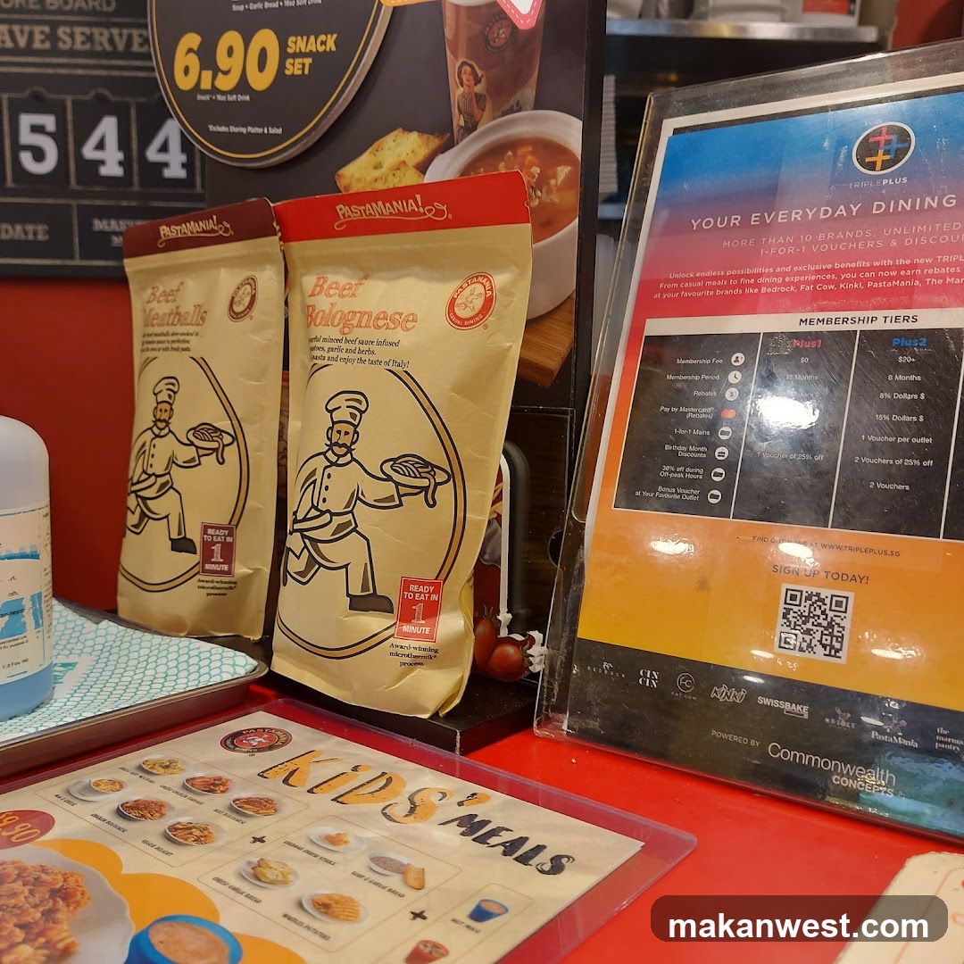 Food Products and Menu Display