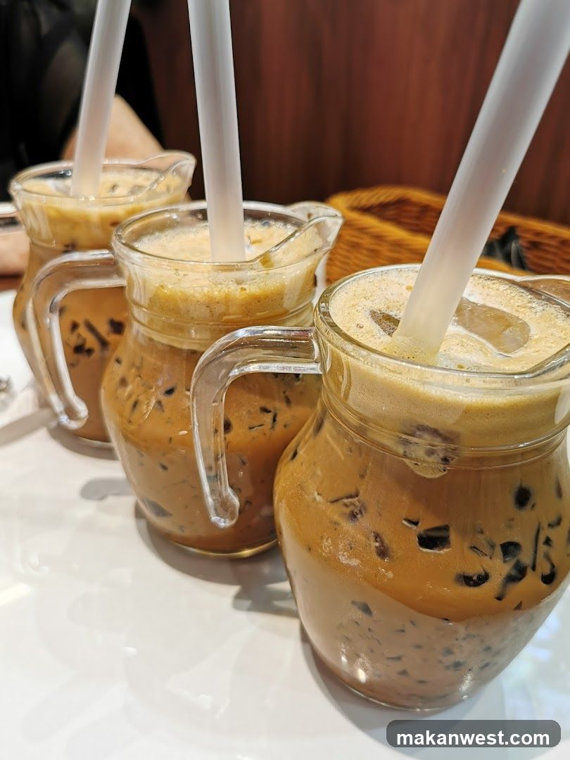 Iced Coffee in Glass Pitchers