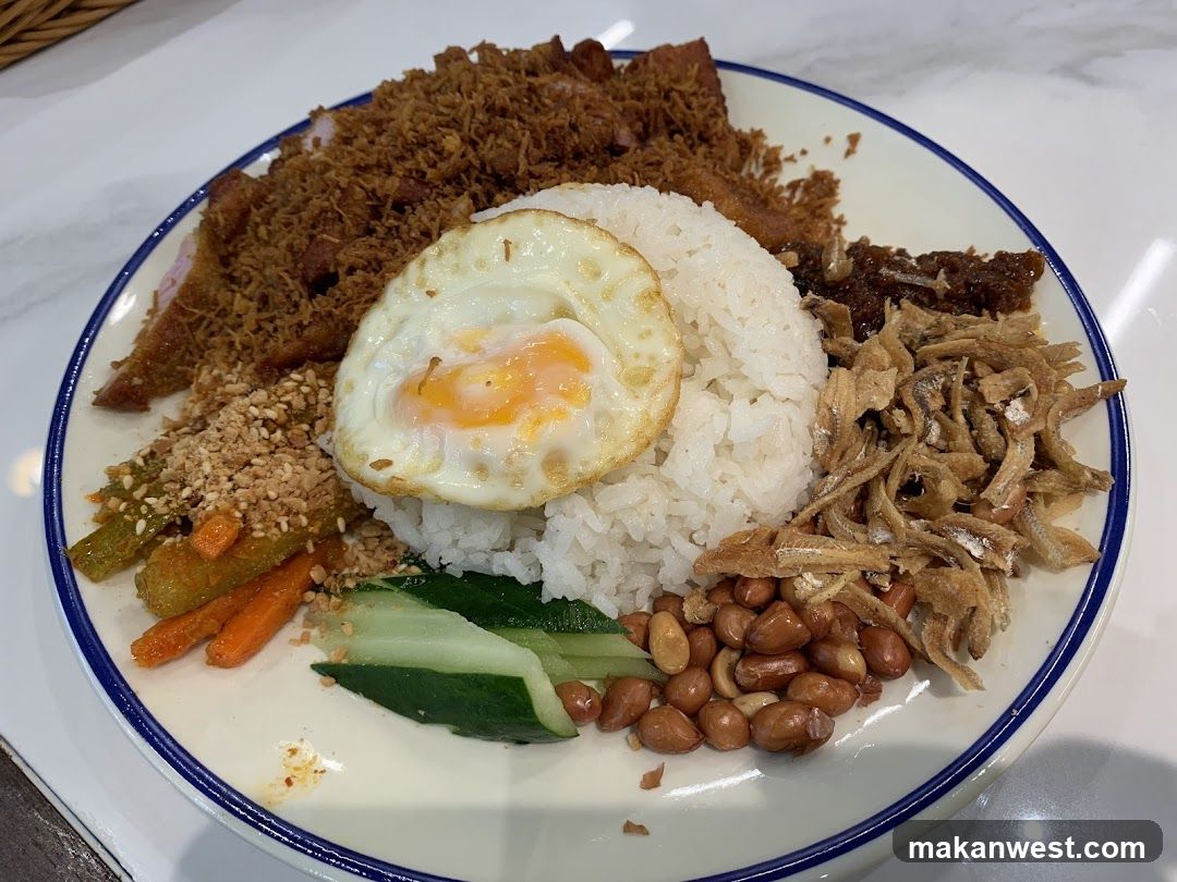 Nasi Lemak Plate