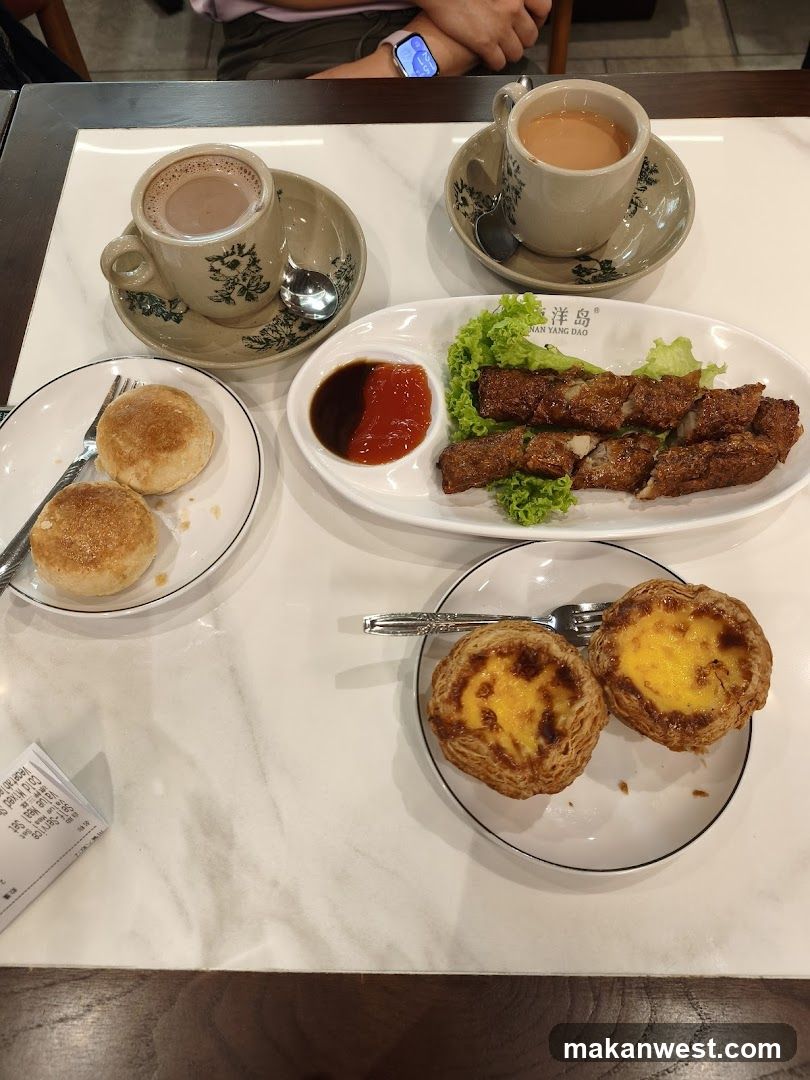 Breakfast Spread at a Cafe