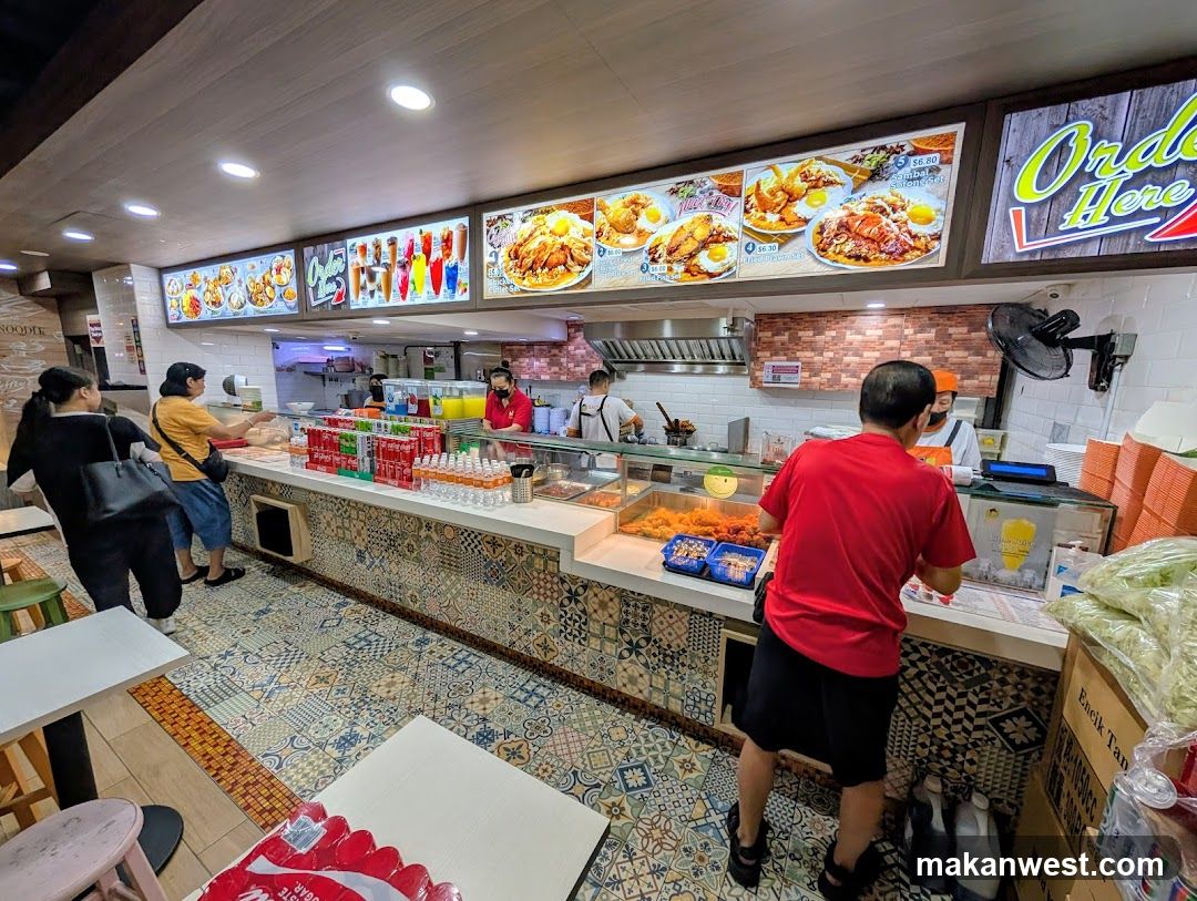 Food Court Counter Interior