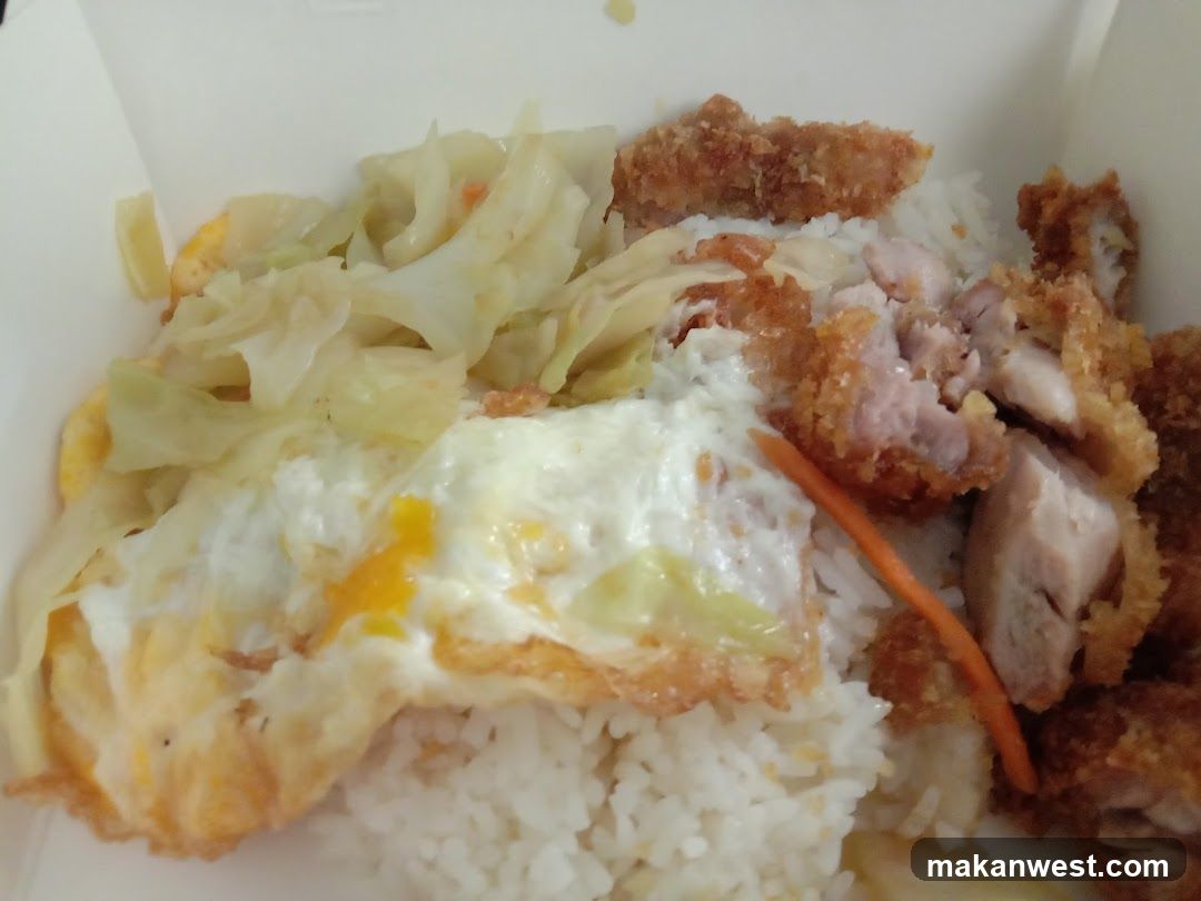 Fried Chicken and Rice Meal