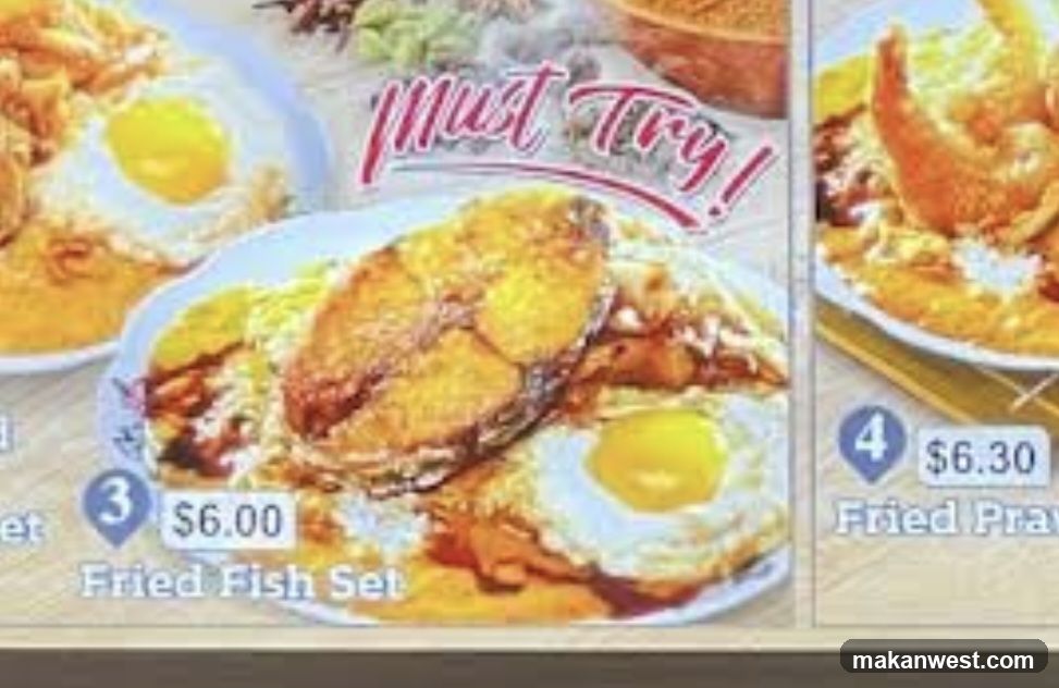 Fried Fish Set Menu Item