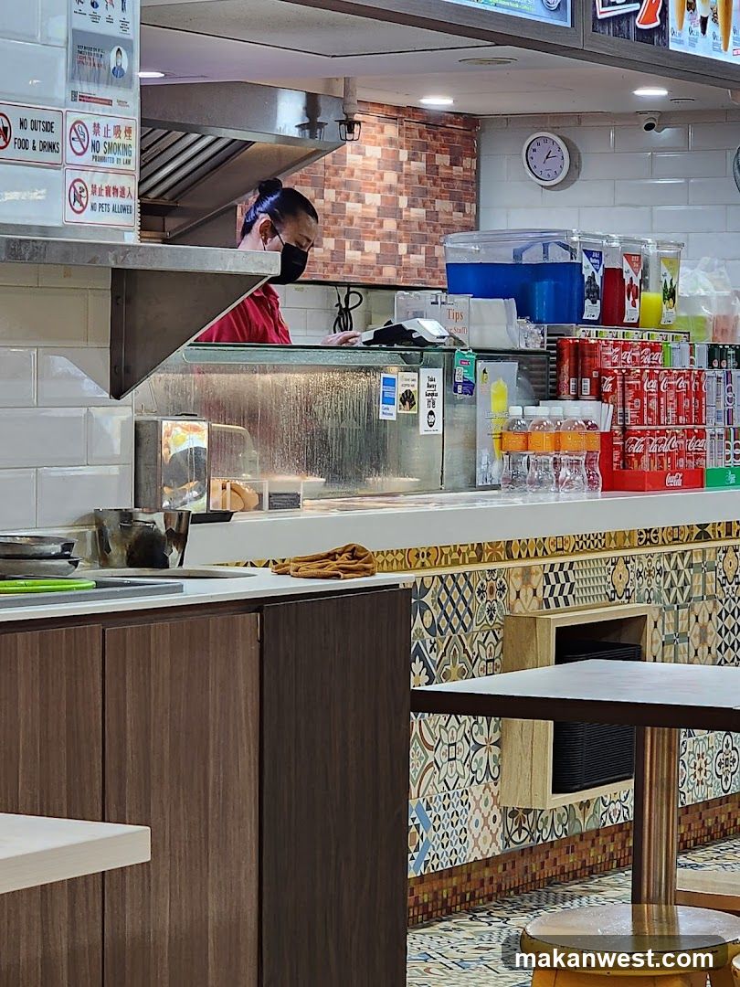 Food Stall Interior View