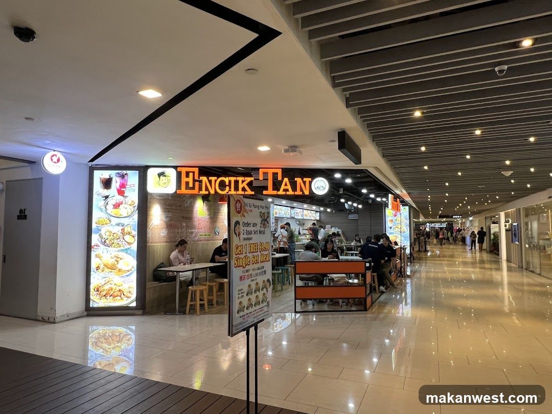 Encik Tan Food Stall Interior View