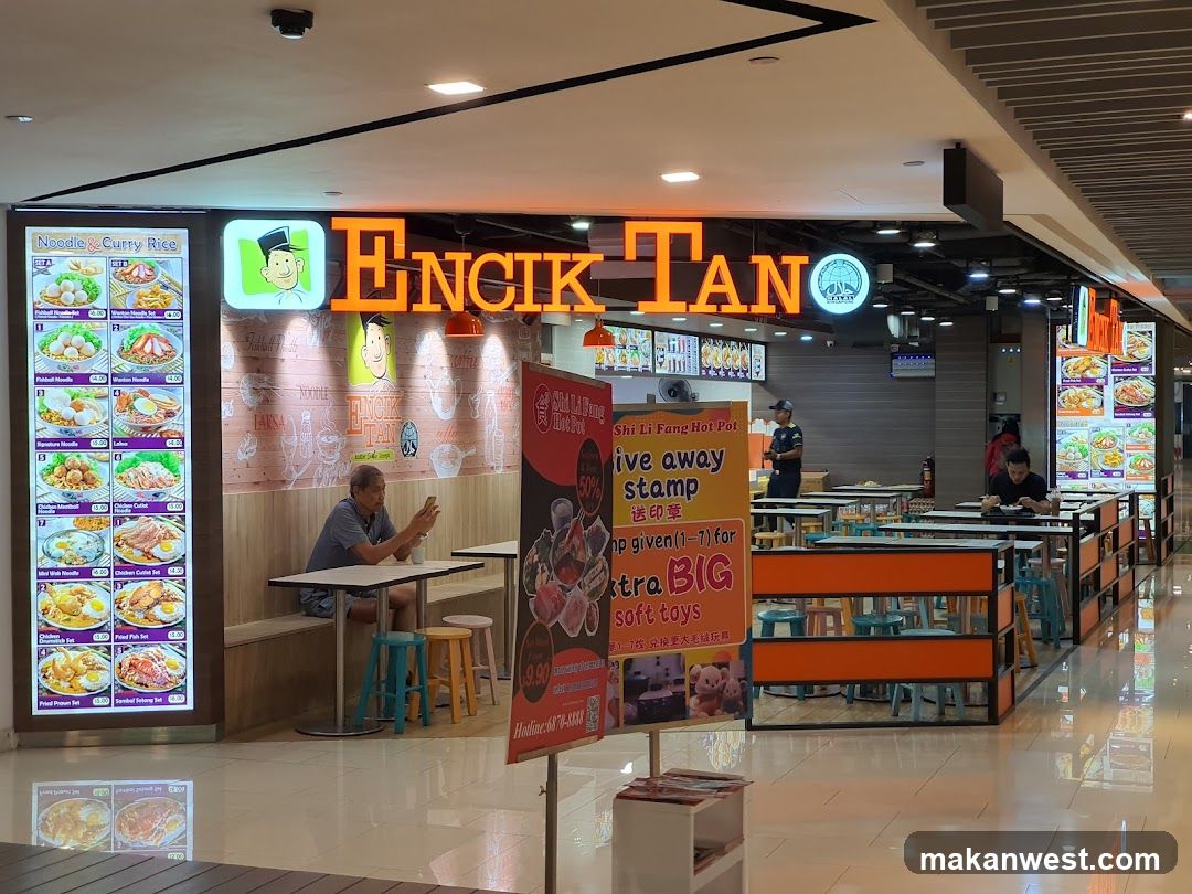 Encik Tan Food Stall Interior