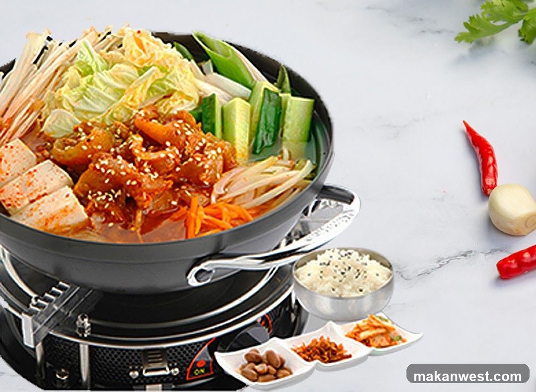 Korean Hot Pot Meal
