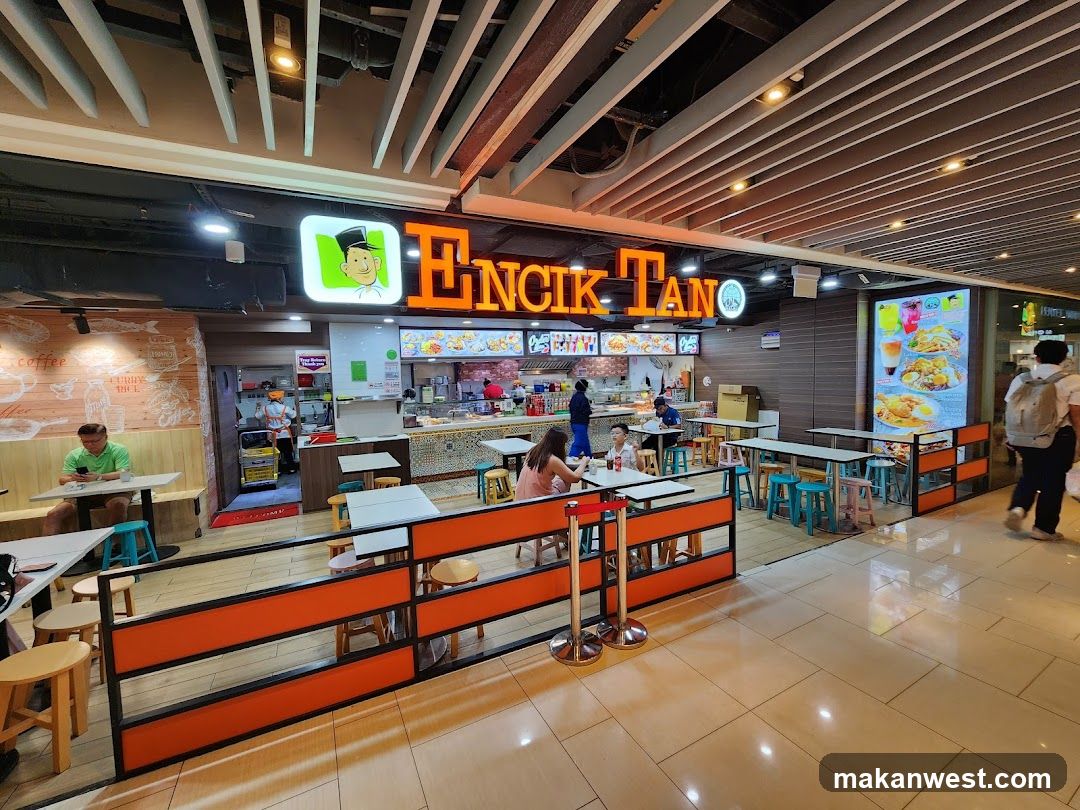 Encik Tan Food Stall Interior