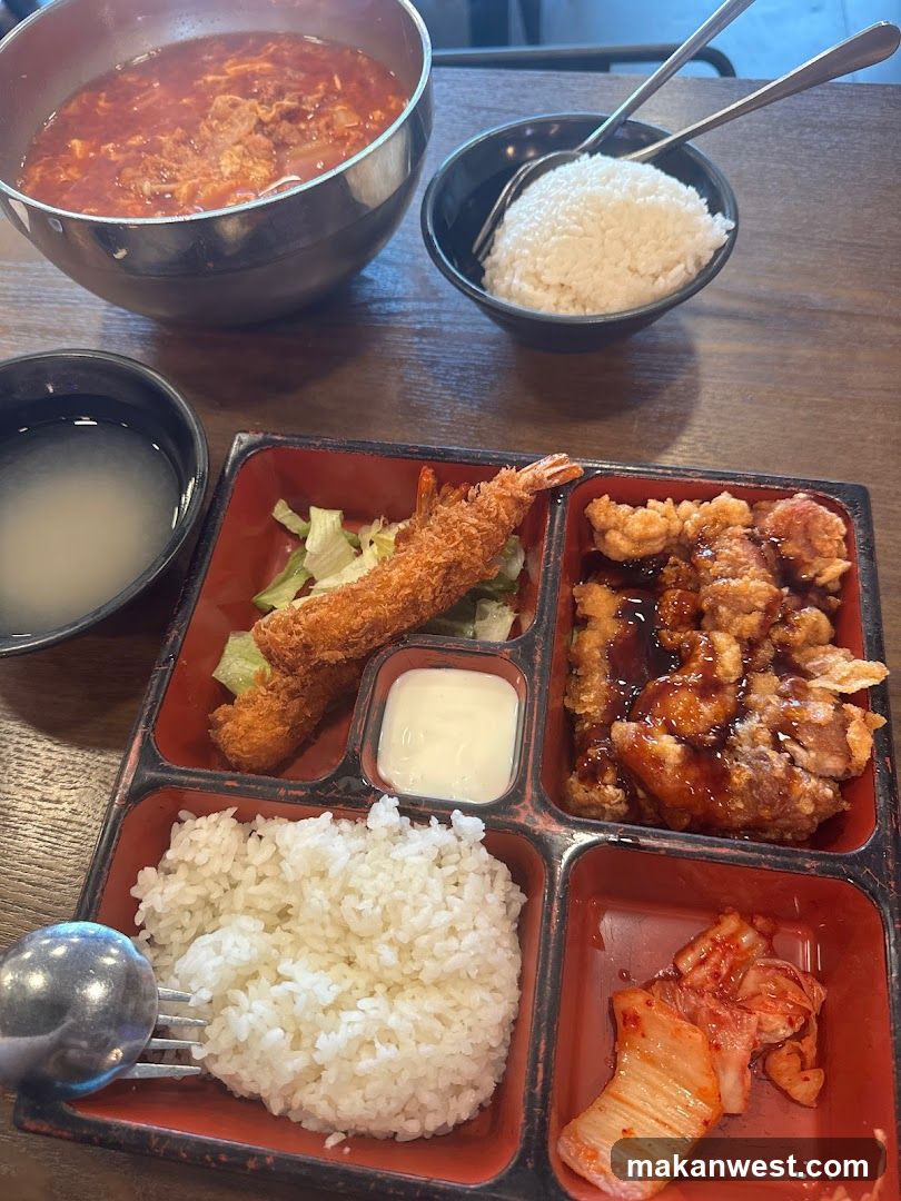 Bento Box Meal with Side Dishes