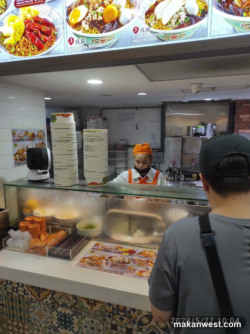 Noodle Shop Counter Interior