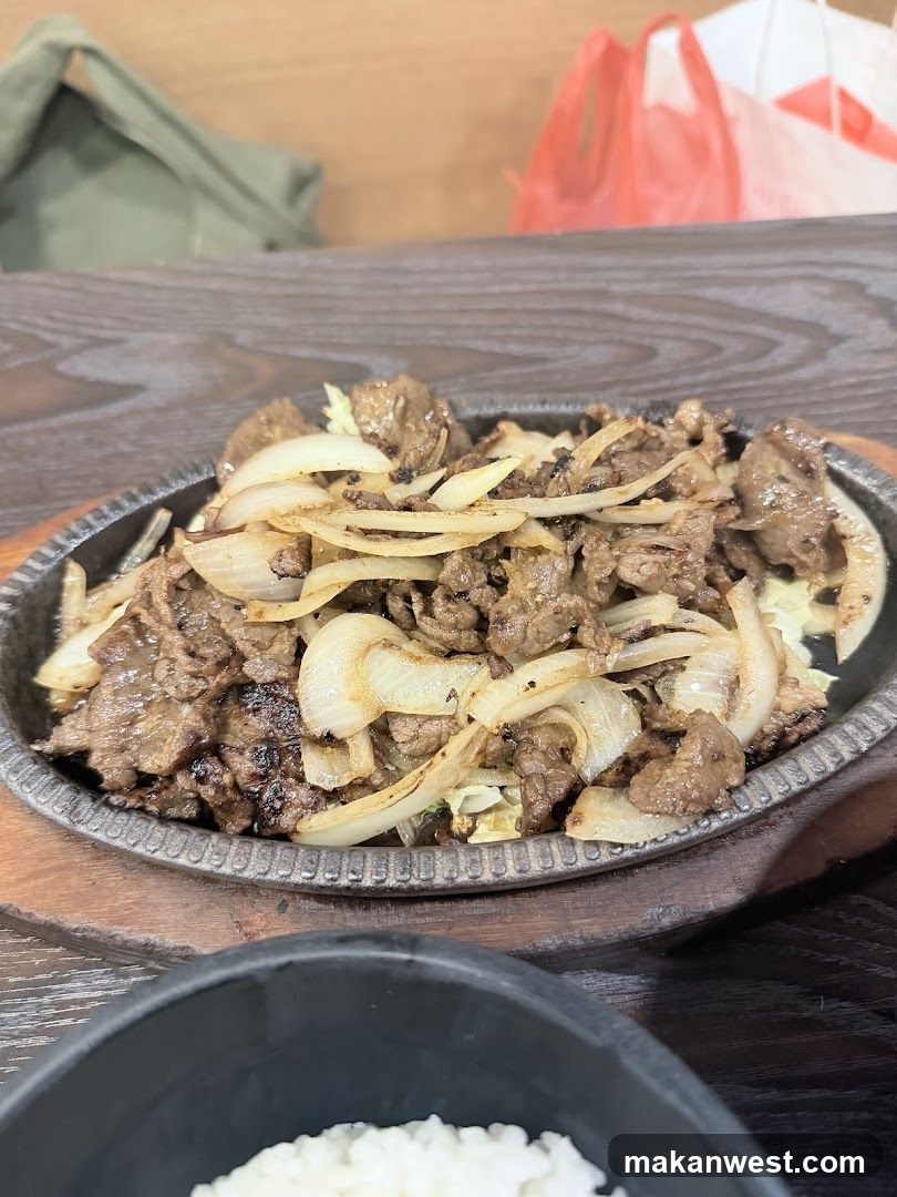 Sizzling Beef and Onions