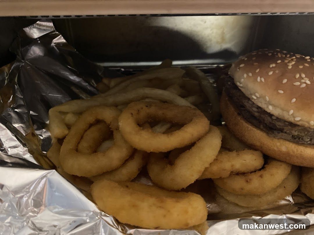 Burger and Fries Meal