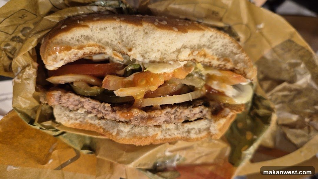 Burger in Wrapper