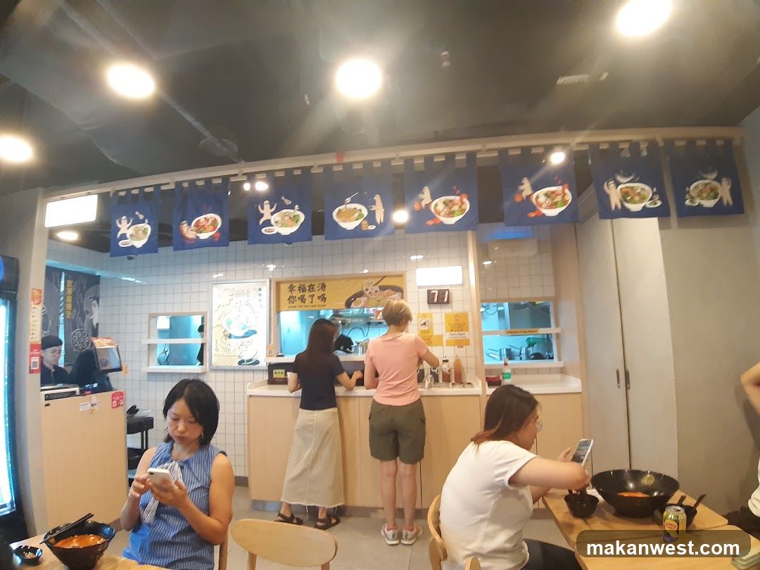 Restaurant Interior with Customers