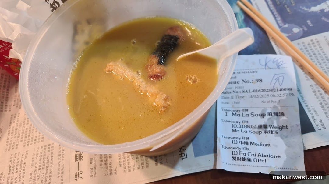 Takeaway Meal with Receipt