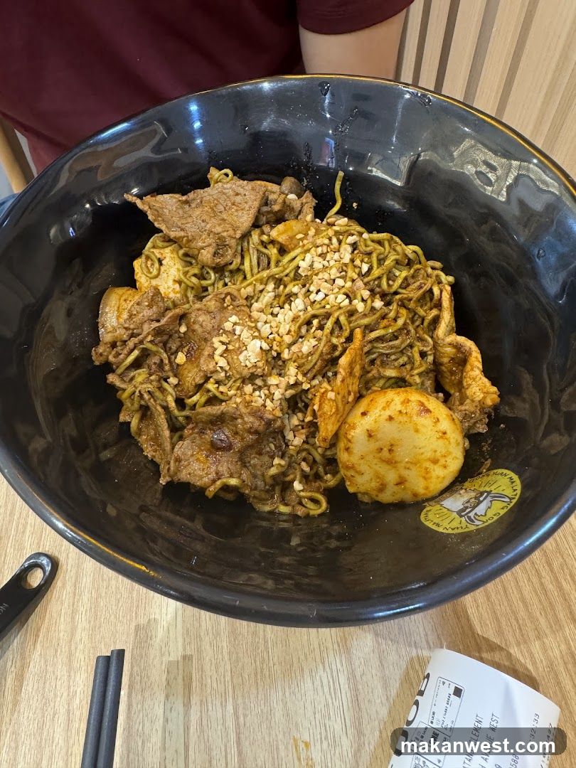 Bowl of Noodles with Toppings