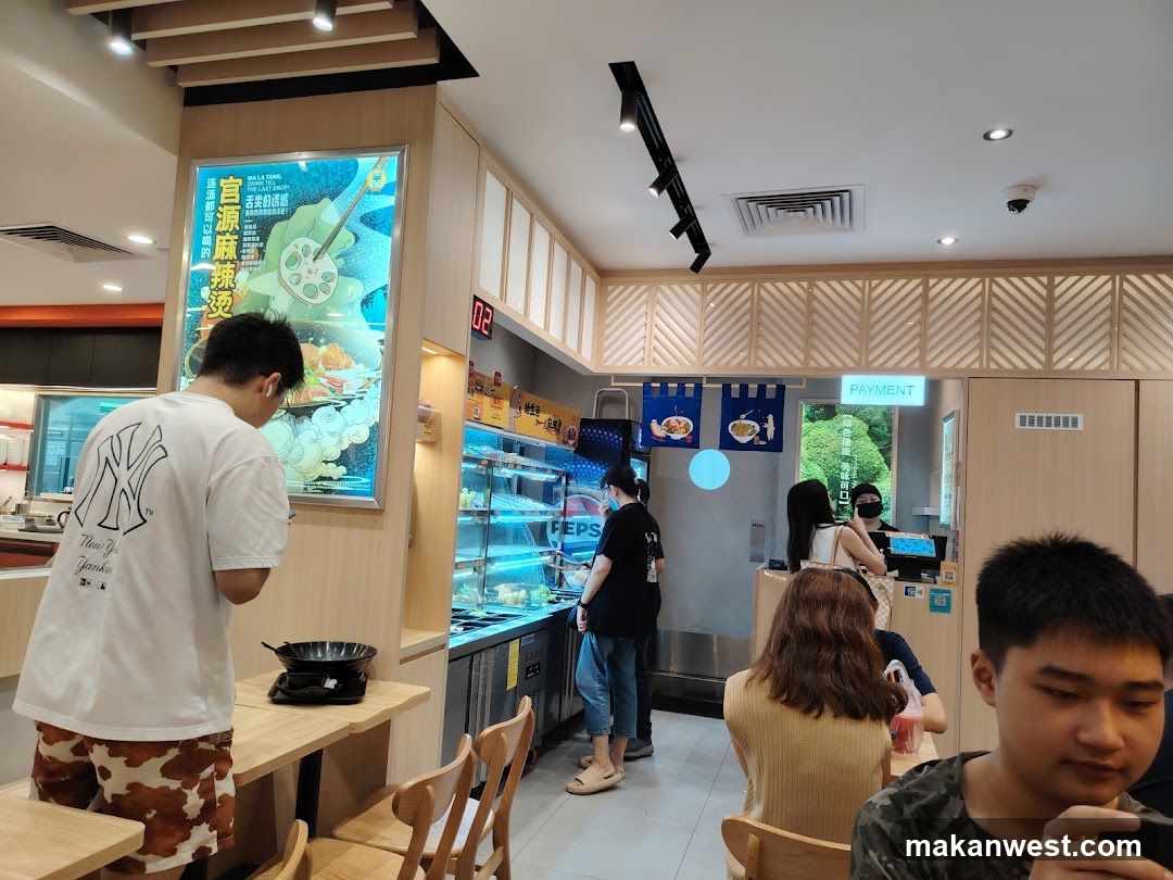 Restaurant Interior with Customers