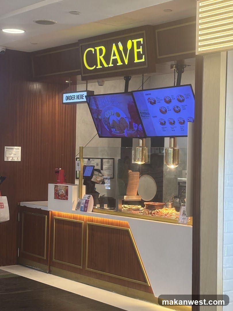 Crave Food Stall Interior View