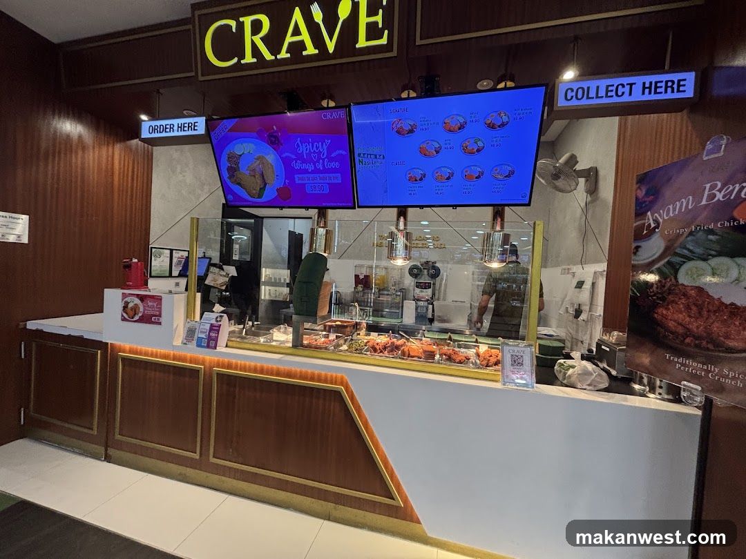 Crave Food Stall Interior