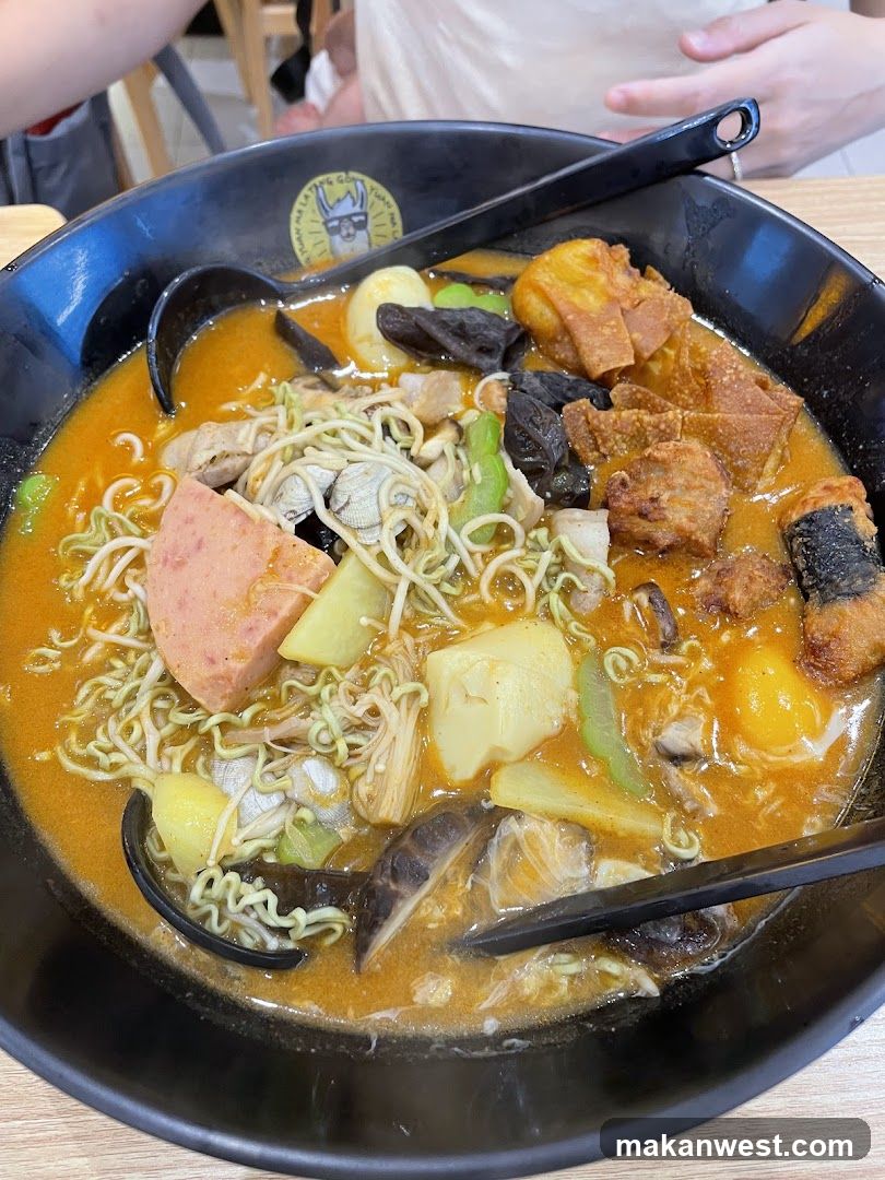 Spicy Noodle Bowl with Tofu and Egg