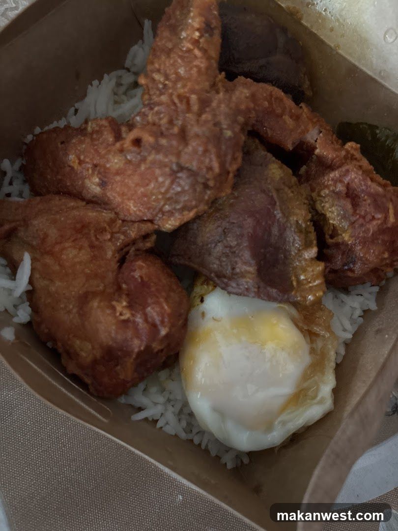 Fried Chicken Rice Bowl with Egg
