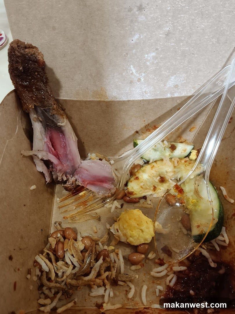 Nasi Lemak in Takeout Box