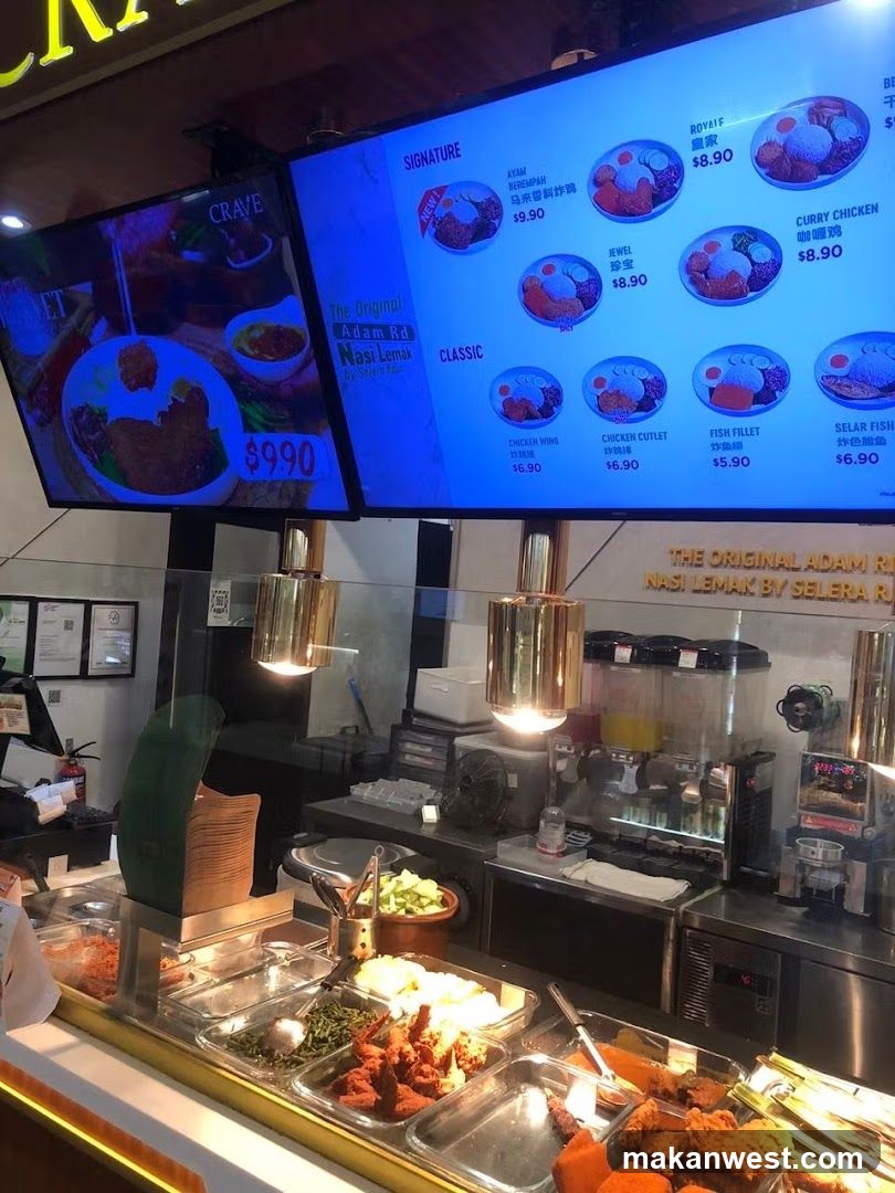 Nasi Lemak Counter Display