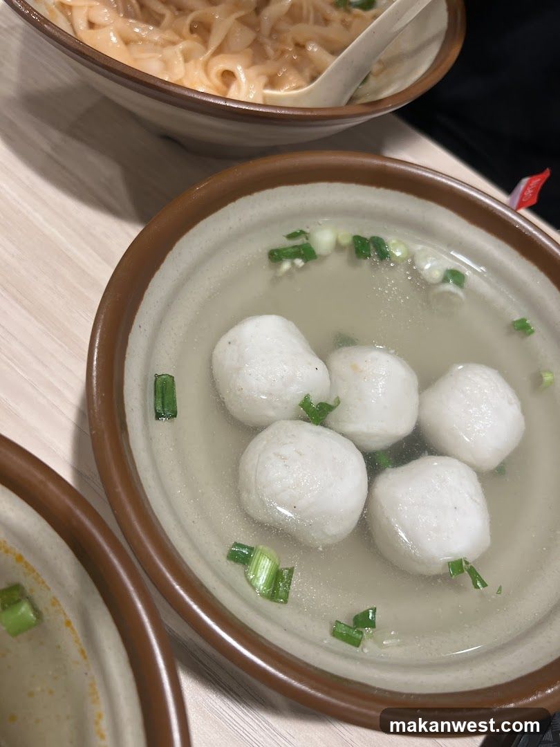 Fish Ball Soup with Green Onions
