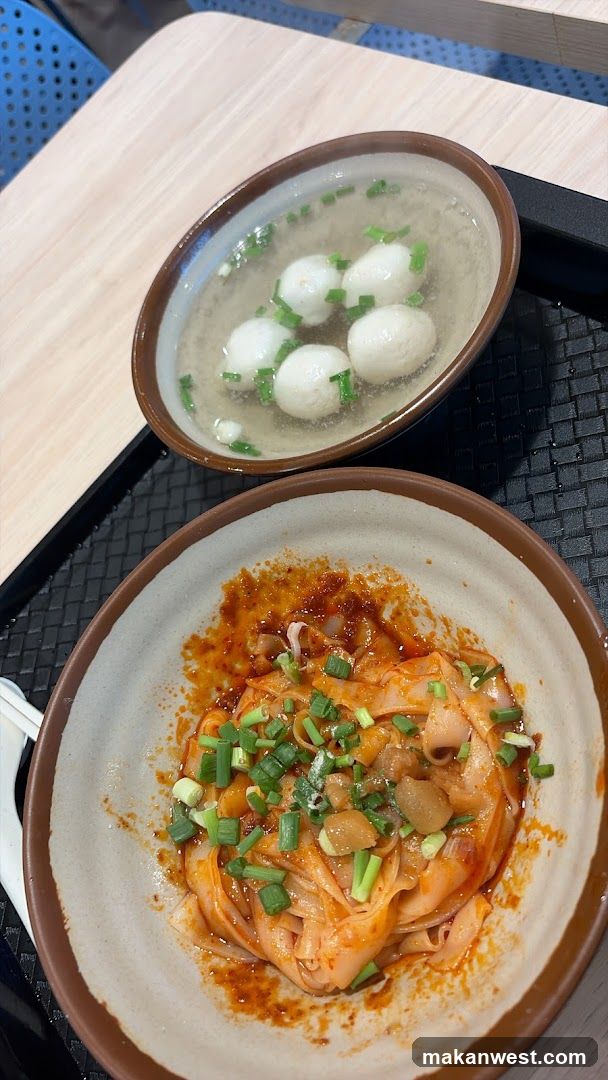 Food on a tray