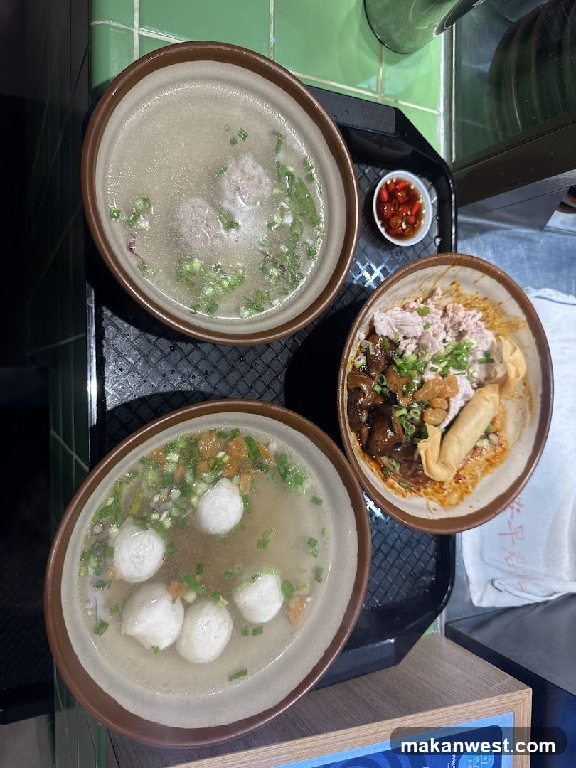 Bowl of Soup and Noodles