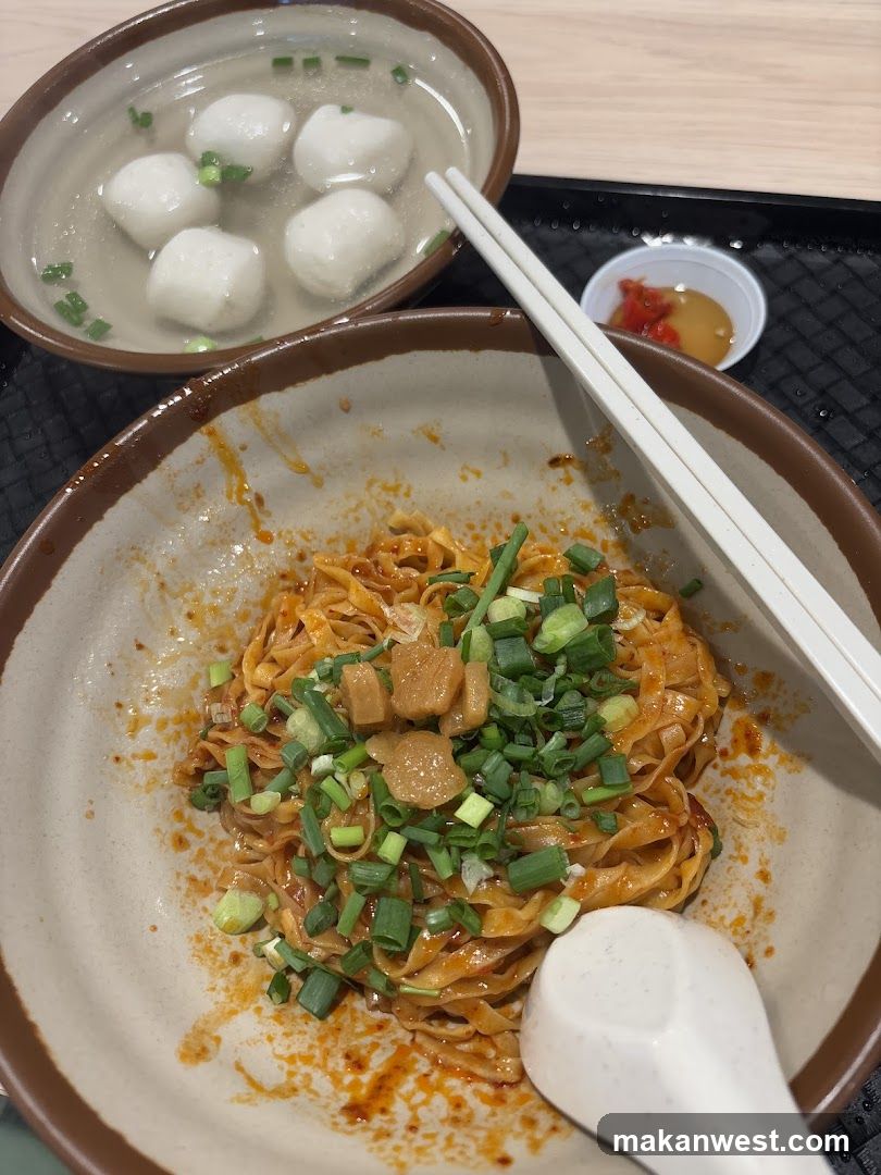 Noodle and Fish Ball Meal
