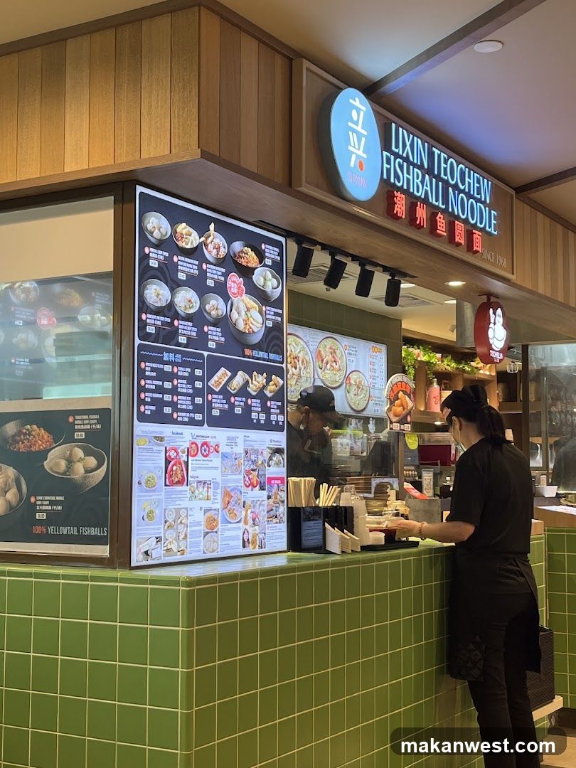 Lixin Teochew Fishball Noodle Shop Front