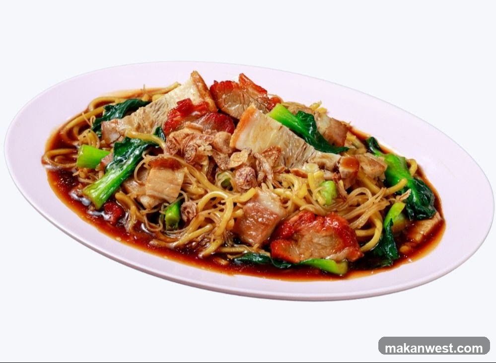 Pork Bun Noodles with Broccoli